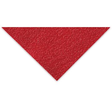Open in modal - Kunin Glitter Felt - Closeup of corner of Red Felt