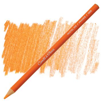 Open in modal - Conté à Paris Pastel Pencil - Orange pencil and swatch