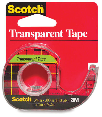 Scotch Transparent Tape - Front view of package of 3/4" tape
