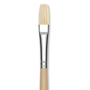 Robert Simmons Signet Brush - Flat, Long Handle, Size 6