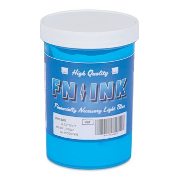 Open in modal - FN Ink Plastisol Screen Printing Ink - Light Blue, Pint