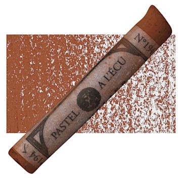 Open in modal - Sennelier Soft Pastel - Hot Brown pastel and swatch