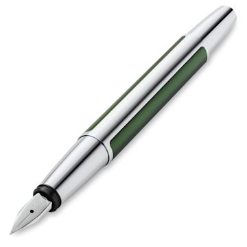 Open in modal - Pelikan Pura Fountain Pen - Deep Green, out of packaging