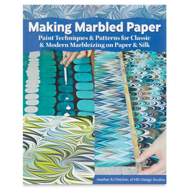 Making Marbled Paper - Front cover of Book
