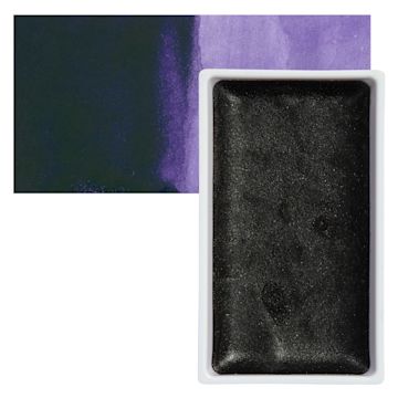 Open in modal - Kuretake Gansai Tambi Watercolor Pan - Imperial Violet pan and swatch