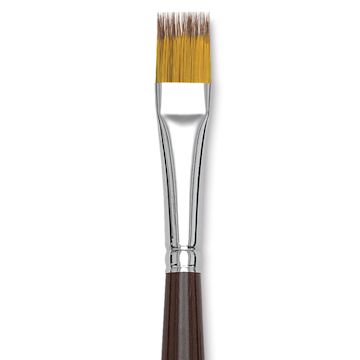Open in modal - Da Vinci Vario Tip Synthetic Brush - 1381 Flat, Size 12, Short Handle