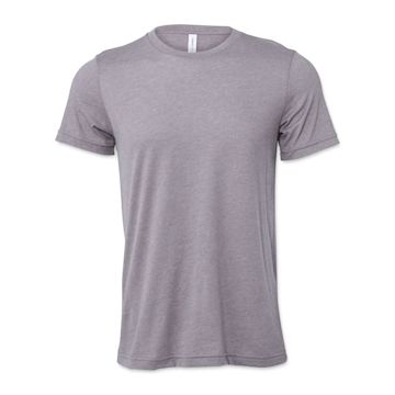 Open in modal - Bella Canvas Unisex T-shirt - Storm Heather, Medium - front