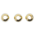 John Bead Must Have Findings Metal Spacer Beads - Pkg of 115, Gold, 4 mm Dia