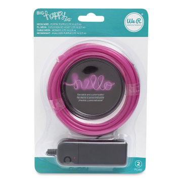 We R Memory Keepers Neon Wire - Front of Poppin Purple blister package
