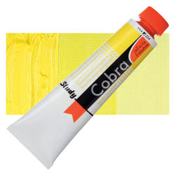 Royal Talens Cobra Study Water Mixable Oil Colors - Permanent Lemon Yellow, 40 ml tube
