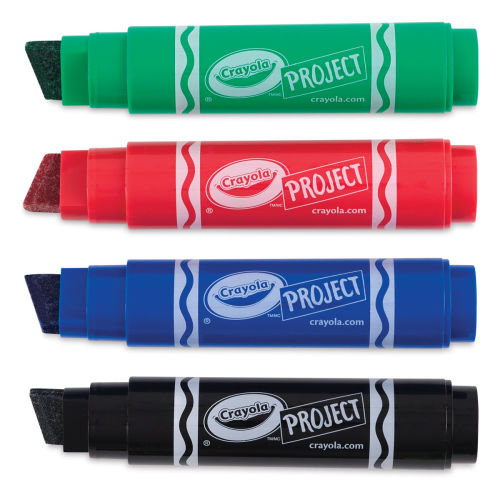 The Teachers' Lounge®  Project XL Poster Markers, Classic, 4 Per Pack, 3  Packs