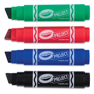 Open in modal - Crayola Project XL Poster Markers - Set of 4, Classic Colors