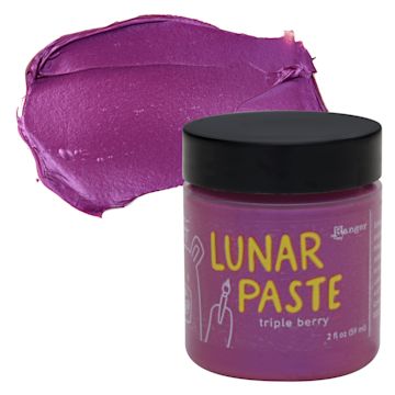 Open in modal - Simon Hurley Create Lunar Acrylic Paste - Triple Berry, 2 oz jar and swatch