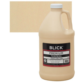 Open in modal - Blick Premium Grade Tempera - Peach, Half Gallon and swatch