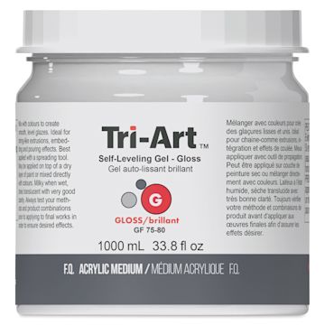 Open in modal - Tri-Art Self-Leveling Gel Medium - Gloss, 1 L