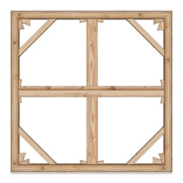 Open in modal - Masterpiece B2 Stretcher Kit with Braces - 48" x 48", With Brace