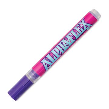Open in modal - Alpha6 AlphaFlex Textile and Leather Paint Marker - Purple, 4 mm