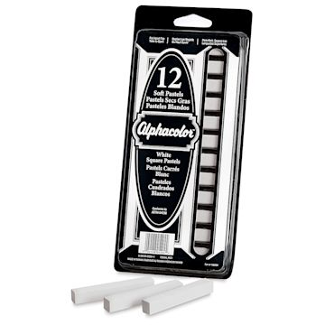 Open in modal - Alphacolor Soft Pastels - White, Pkg of 12