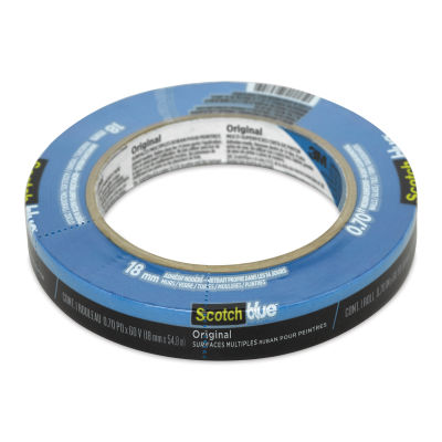 Scotch Blue Painter's Tape - .70” x 60 yds, Laying Down In Package