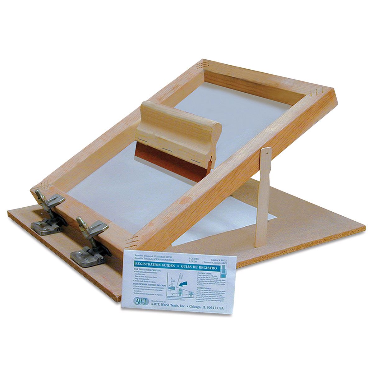 Silk Screen Printing Screens Stored Wooden Stock Photo 388052194