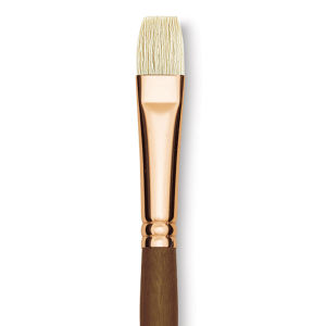 Princeton Best Natural Bristle Brush - Bright, Long Handle, Size 8