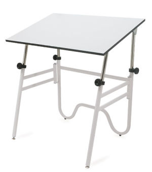 Alvin Opal Drafting Table - 24" x 36", Black Base