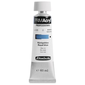 Open in modal - Schmincke Primacryl Professional Acrylic Paint - Royal Blue, 60 ml Tube