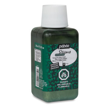 Pebeo Fantasy Prisme Paints - Angled view of 250 ml Leaf bottle