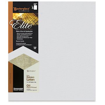 Open in modal - Masterpiece Elite Heavyweight Canvas - 20" x 24", Oil Primed