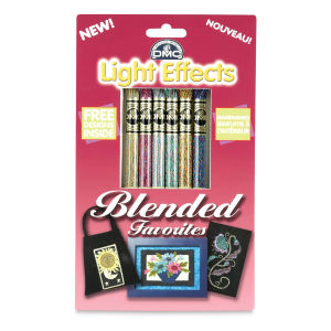 DMC Light Effects Embroidery Floss Pack - Blended Favorites, 8-3/4 yards, Set of 6 (In packaging)