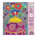 Djeco Petit Gift Scratch Board Kit - The Beauties' Ball