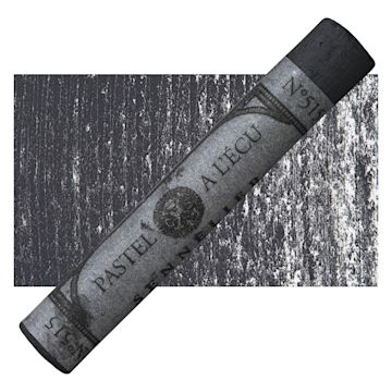 Open in modal - Sennelier Soft Pastel - Gray 515 pastel and swatch