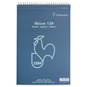 Hahnemühle Skizze Spiral-Bound Sketch Pad - 8.27" x 11.69", 50 Sheets, 120 gsm