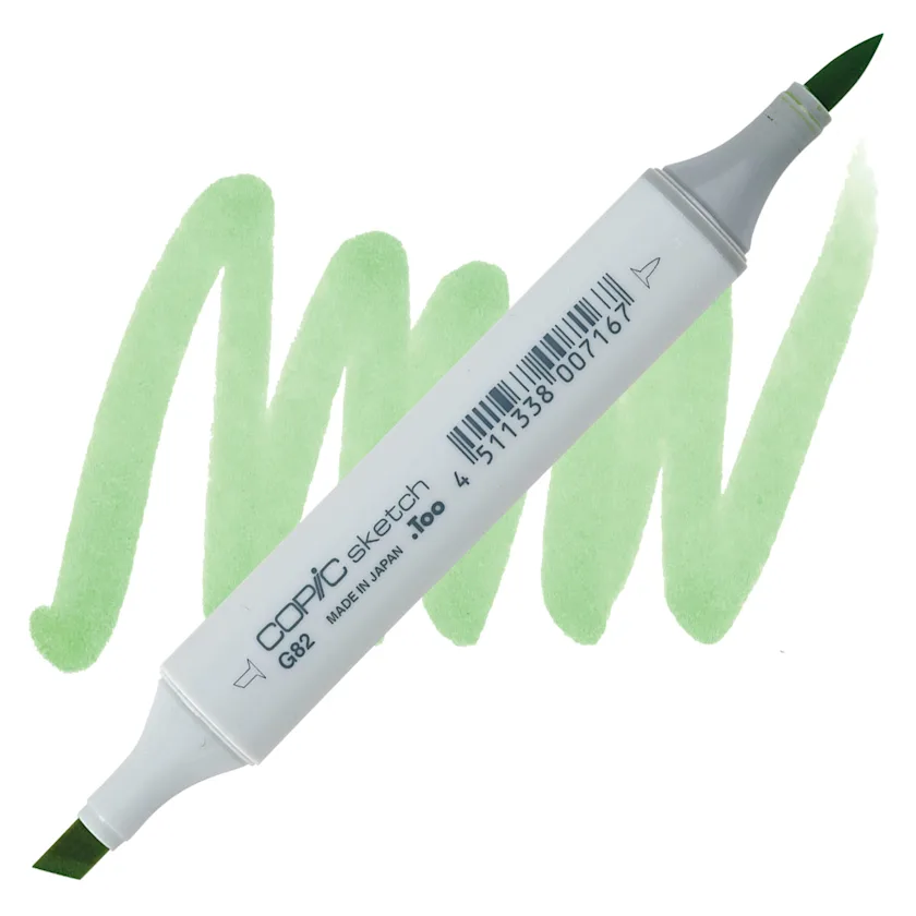 Copic Sketch Marker - Spring Dim Green G82 | BLICK Art Materials