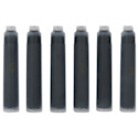 Graf von Faber-Castell Fountain Pen Cartridges - Carbon Black, Pkg of 6