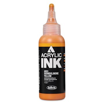 Open in modal - Holbein Acrylic Ink - Isoindolinone Yellow, 100 ml