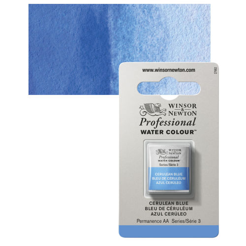 Winsor & Newton Professional Watercolor - Cobalt Blue, Half Pan