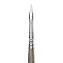 Escoda Perla Toray White Synthetic Brush - Bright, Short Handle, Size 1