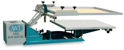 AWT Screen-Eze Screen Printing System - side view