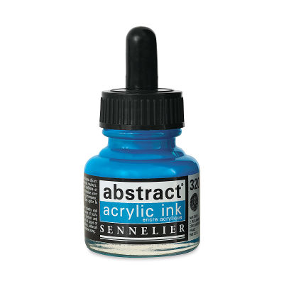 Sennelier Abstract Acrylic Ink - Azure Blue, 1 oz