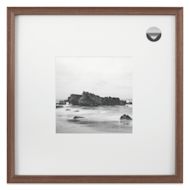 Blick Theo Frame with Mat - Walnut, 16" x 16"