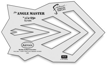 Artool Angle Master Freehand Template - Front view of Template
