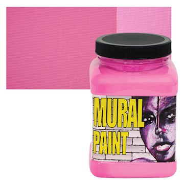 Open in modal - Chroma Acrylic Mural Paint - Pop, 16 oz Jar and swatch