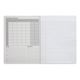 Pacon Composition Book with Dry Erase Surface - 9/32" Rule (inside front cover and paper)