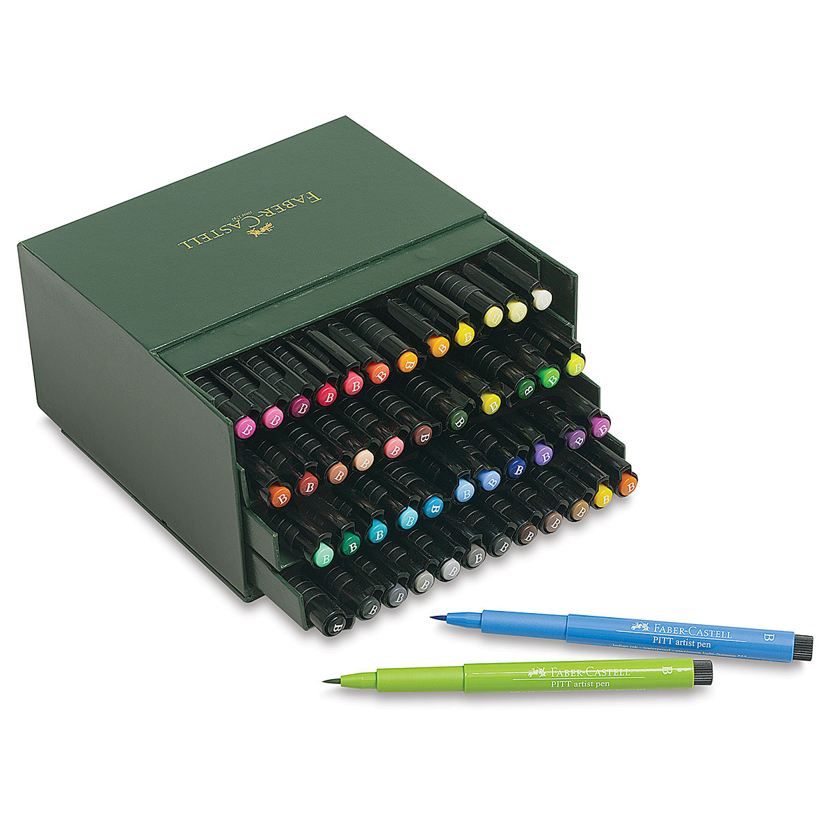 Faber-Castell Pitt Artist Pens - Studio Gift Box, Set of 48