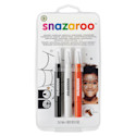 Snazaroo Face Paint Brush Pen Set - Halloween, Set of 3