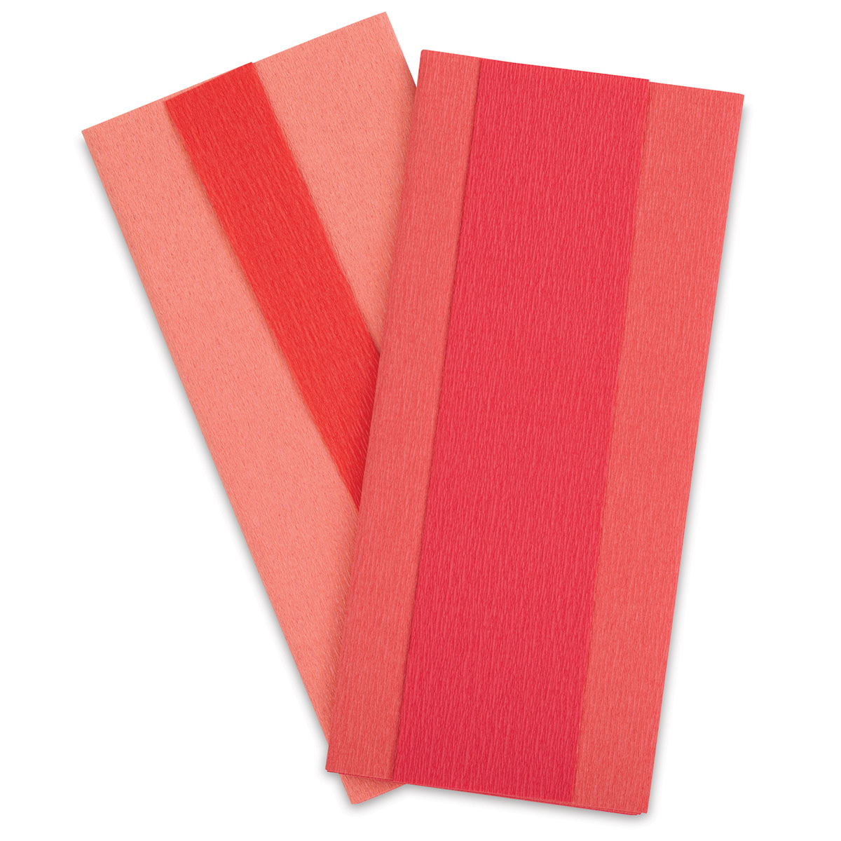 Lia Griffith Double-Sided Extra Fine Crepe Paper 2/Pkg-Strawberry/Tulip Pink & Flamingo/Peony