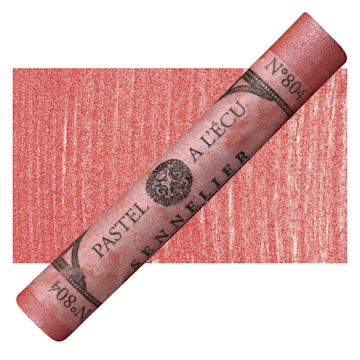 Open in modal - Sennelier Soft Pastel - Iridescent Carmine pastel and swatch