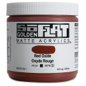 Golden SoFlat Matte Acrylic Paint - Red Oxide, ml, Jar