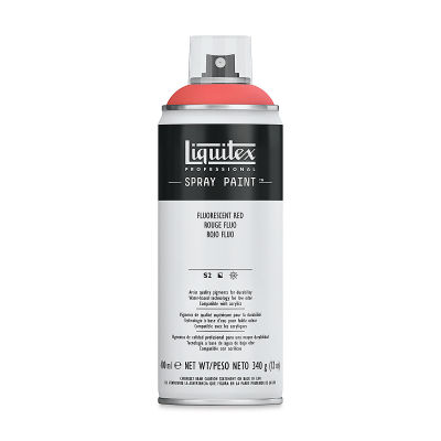 Liquitex Professional Spray Paint - Fluorescent Red, 400 ml can